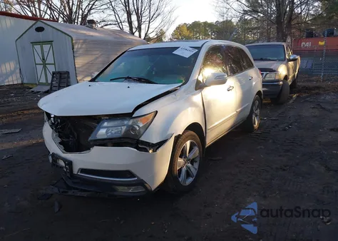 2012 Acura Mdx Technology Package from USA, damaged, VIN 2HNYD2H32CH518638